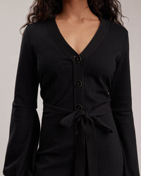 Robe Smooth ajustée - Black