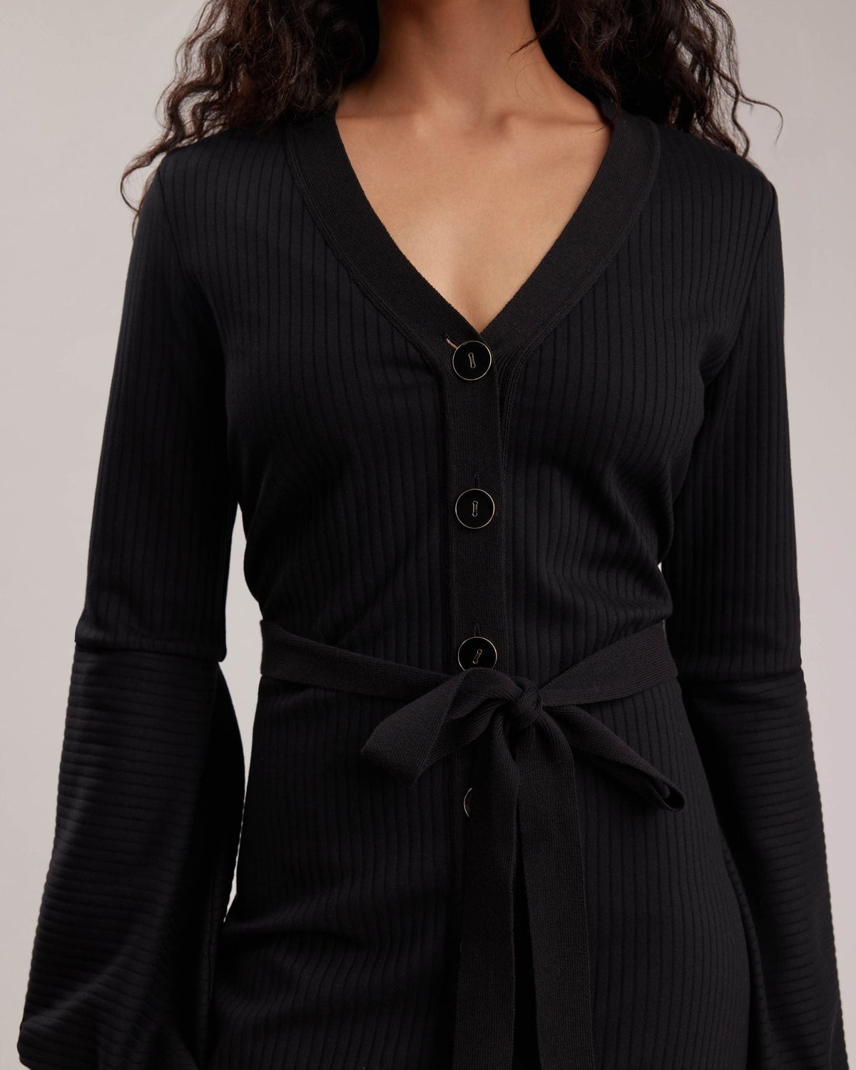 Robe Smooth ajustée - Black