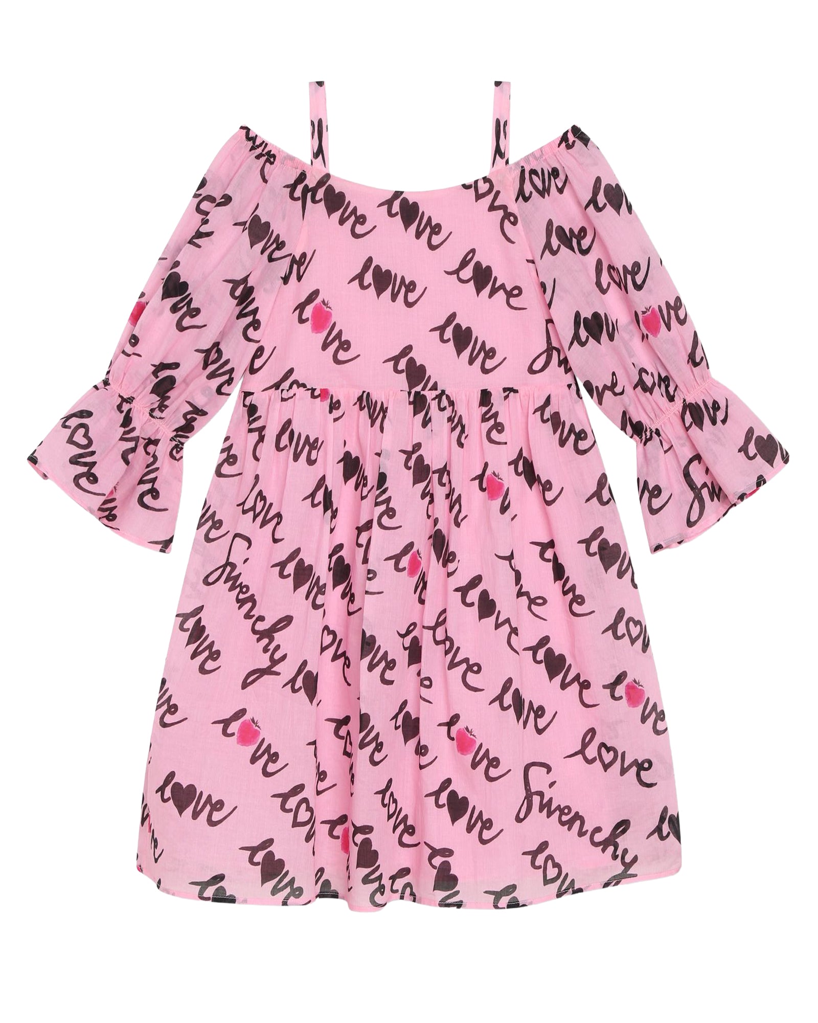 Robe à manches courtes en coton - Unique