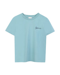 T-shirt ample à motif dragon - Sea Glass