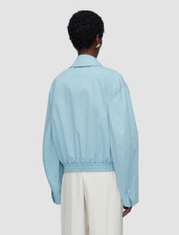 Haddou cotton bomber jacket - Chambray