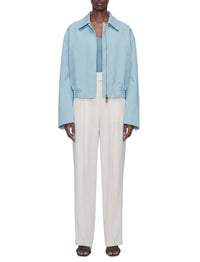Haddou cotton bomber jacket - Chambray