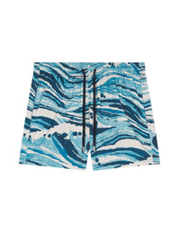 Short de bain Maison Kitsuné x Vilebrequin - Storm Blue Design