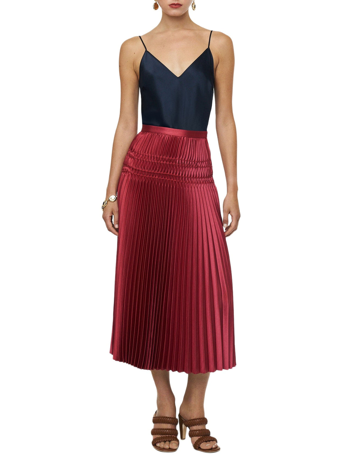 Jupe midi Hayes - Mulberry