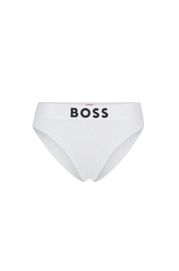 "Boss" elasticated briefs - White