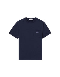 T-shirt coupe droite avec écusson - Navy