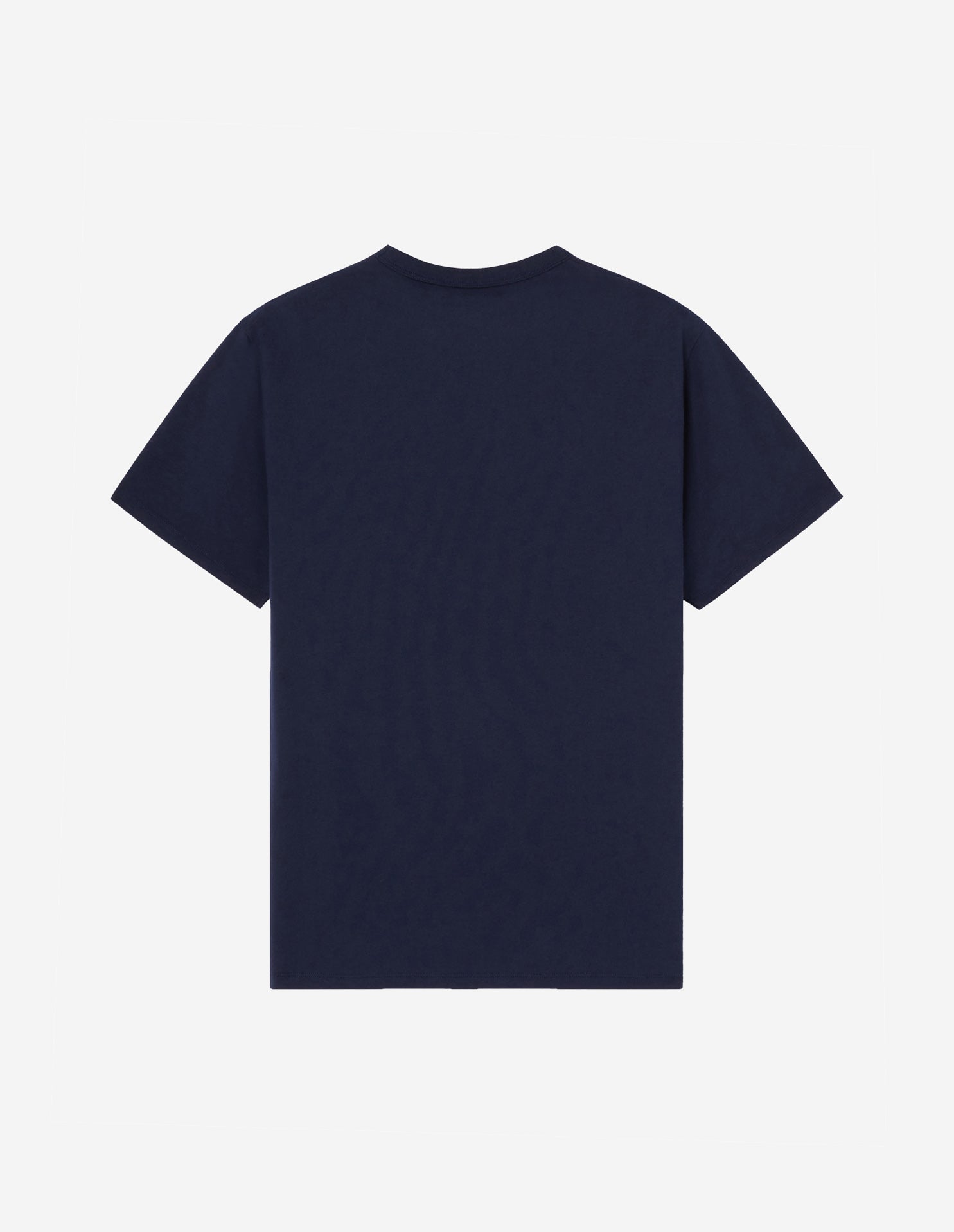 T-shirt coupe droite avec écusson - Navy