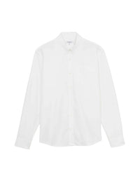 Chemise à poche brodée - White