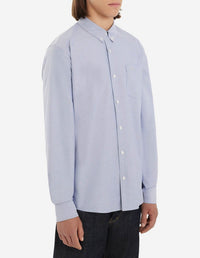 Chemise à poche brodée - Light Blue
