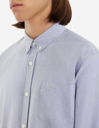 Chemise à poche brodée - Light Blue