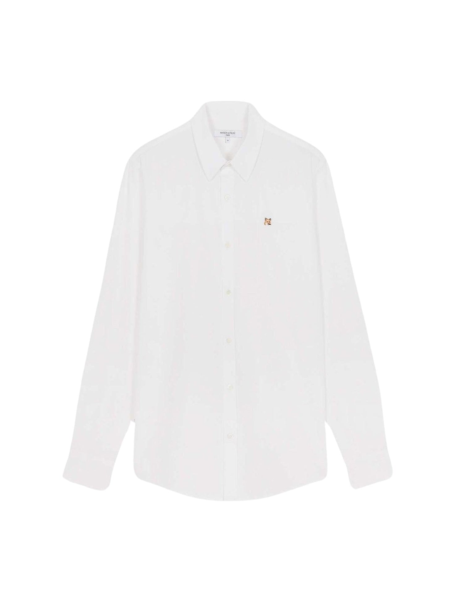 Shirt with embroidery - White