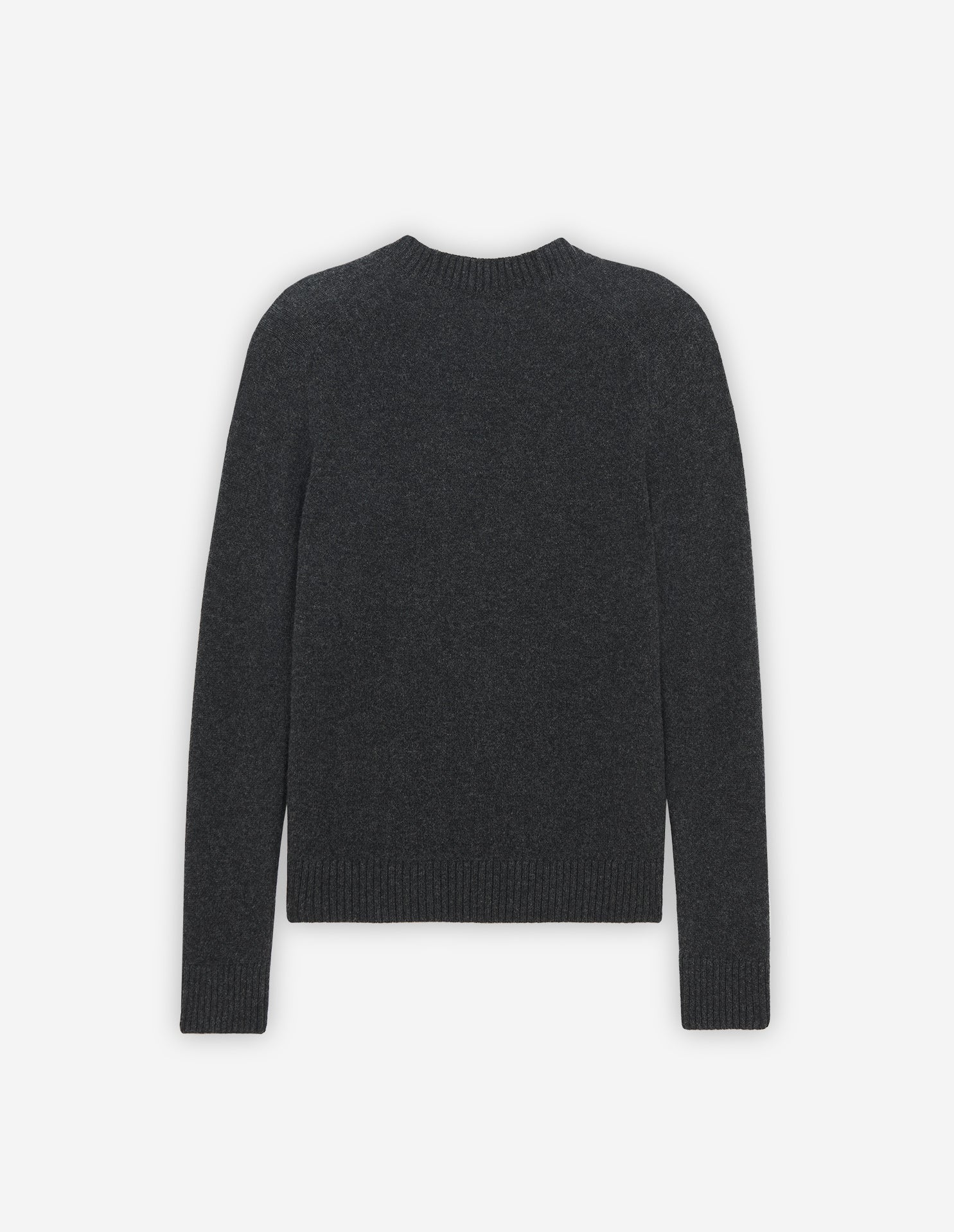 Baby Fox wool cardigan - Dark Grey Melange