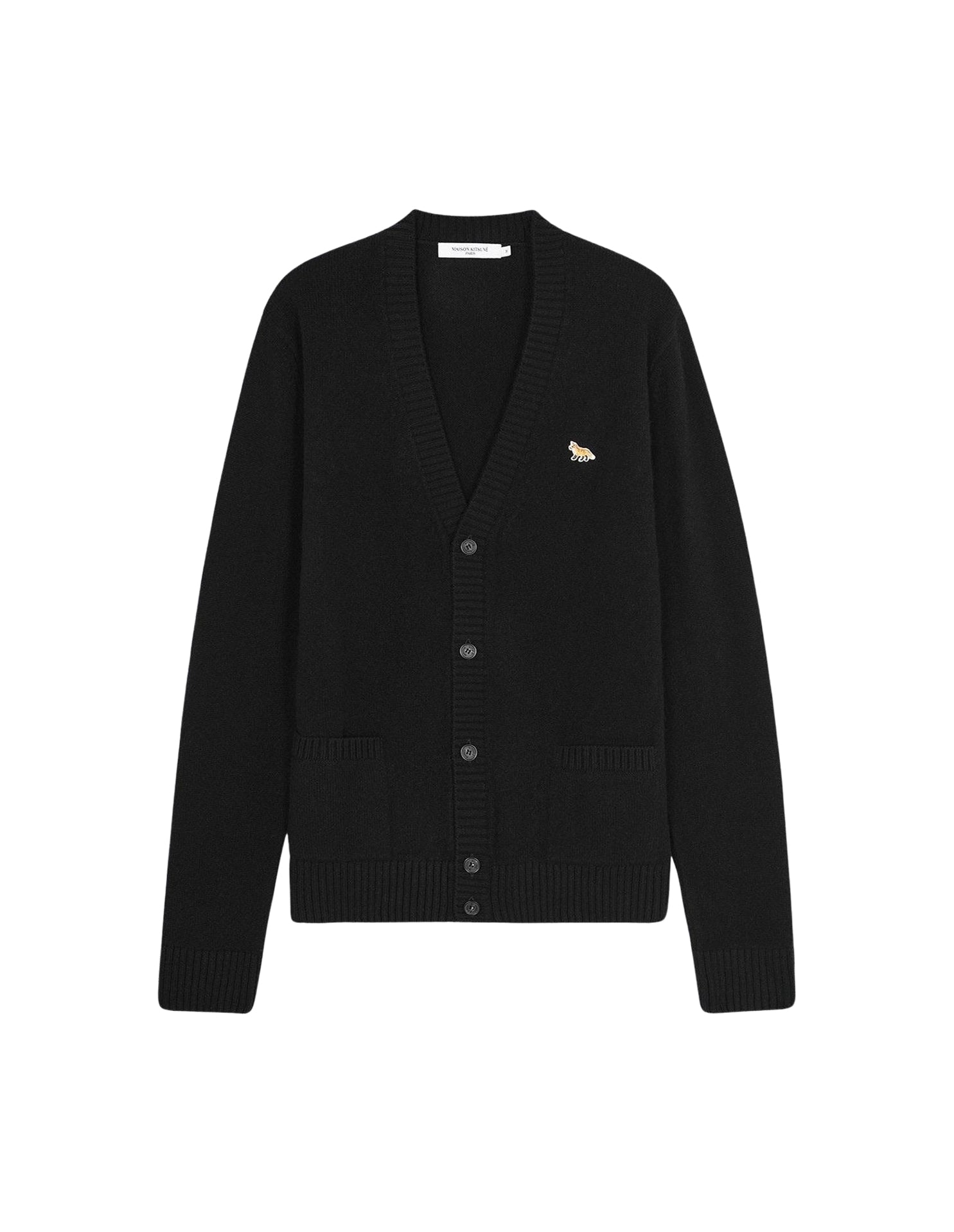 Cardigan Baby Fox en laine - Black