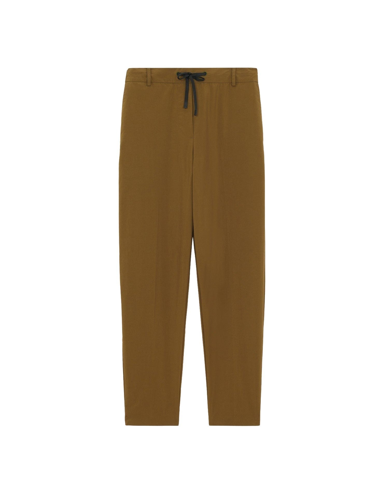 Pantalon droit avec broderie - Khaki