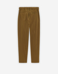 Pantalon droit avec broderie - Khaki
