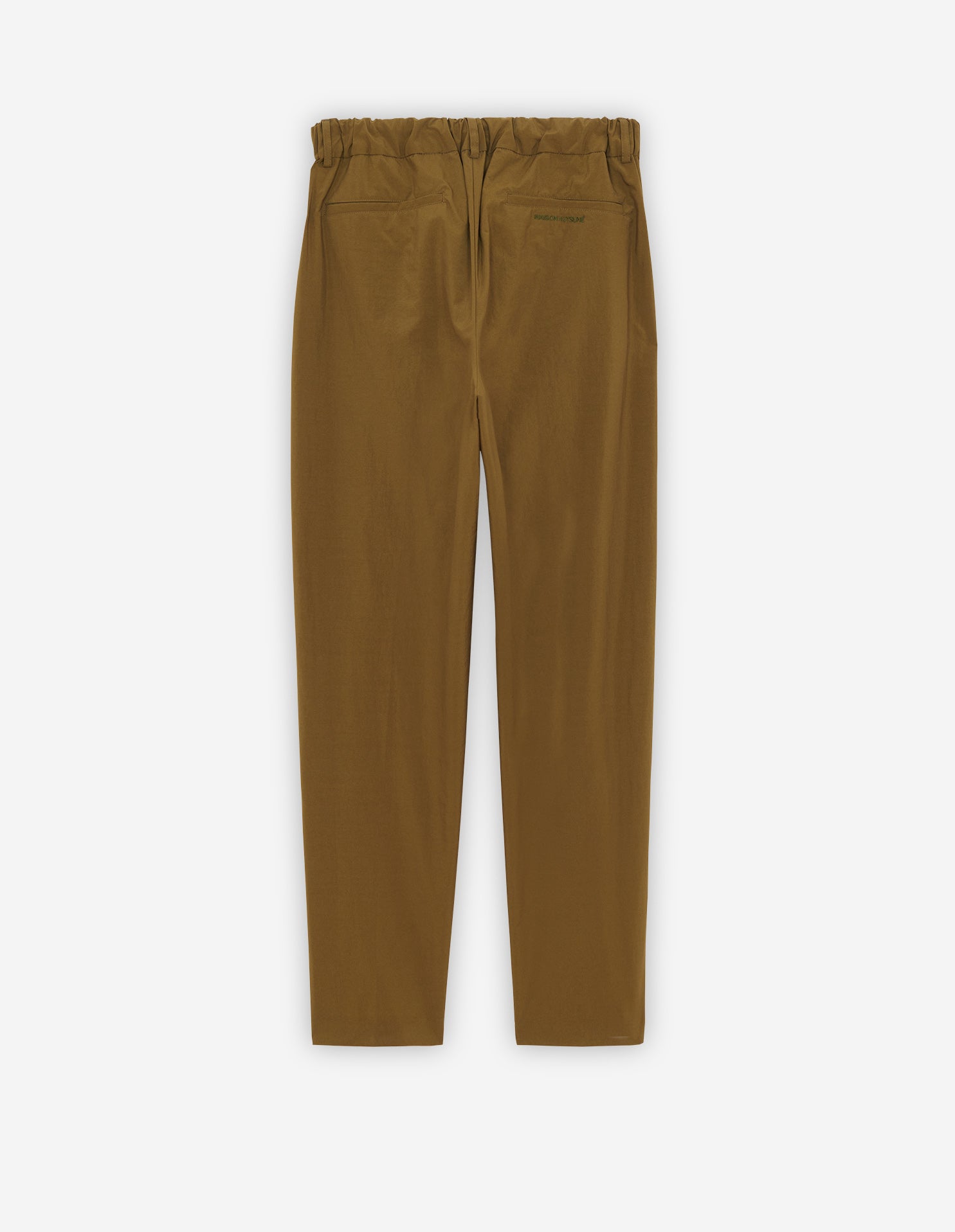 Pantalon droit avec broderie - Khaki
