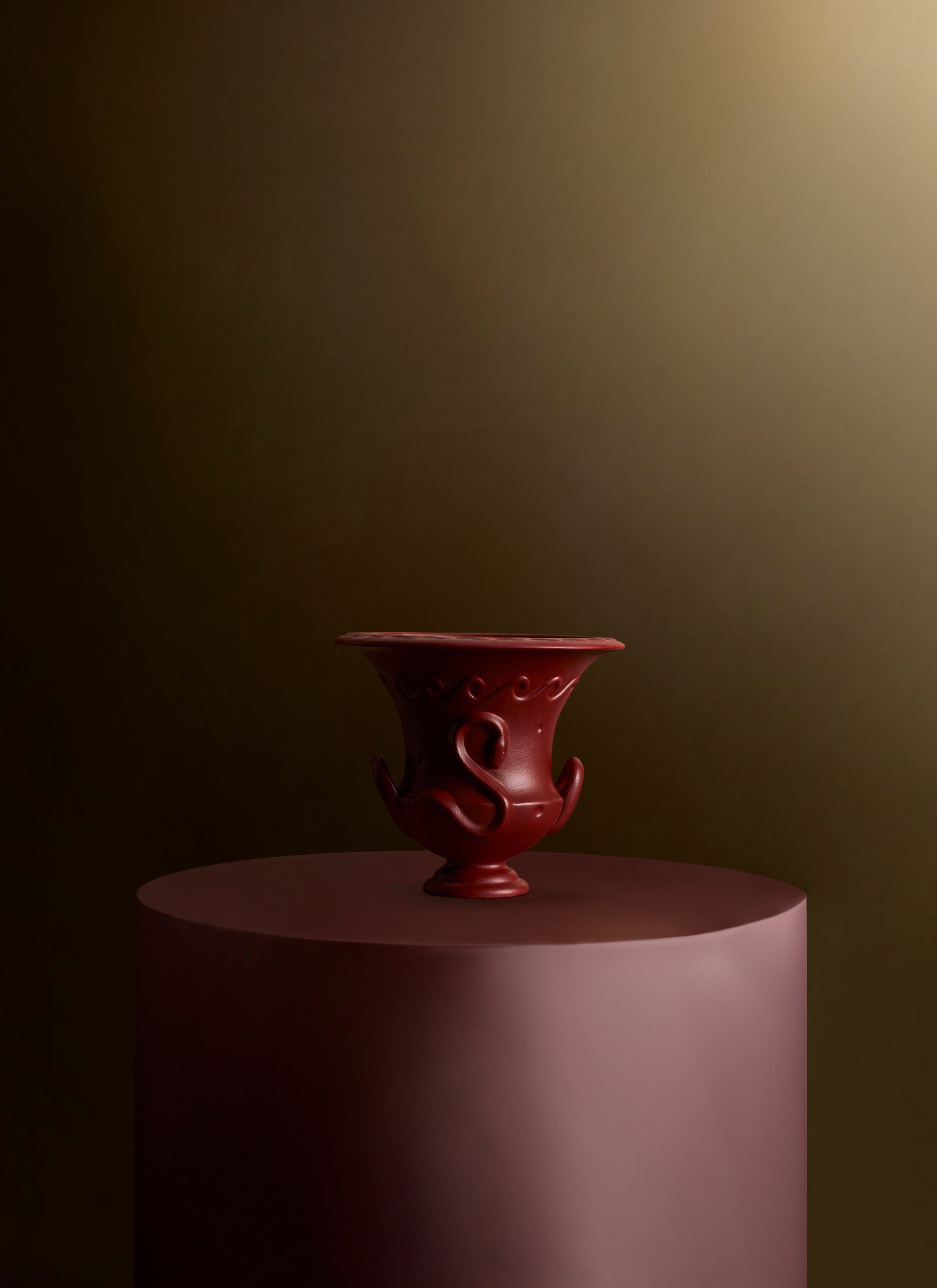Bougie Panthéon en porcelaine - Hydra
