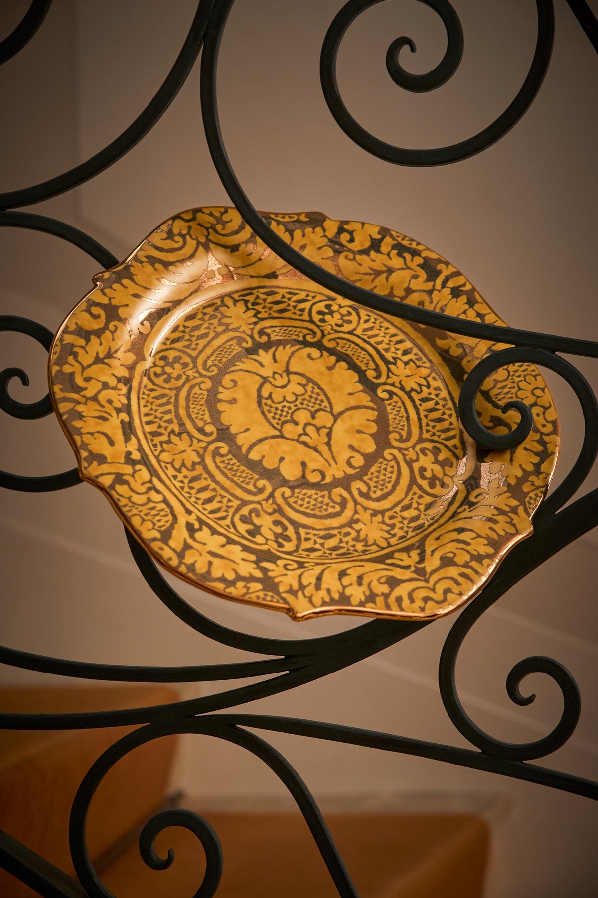 FORTUNY ORSINI ROUND PLATTER-LARGE