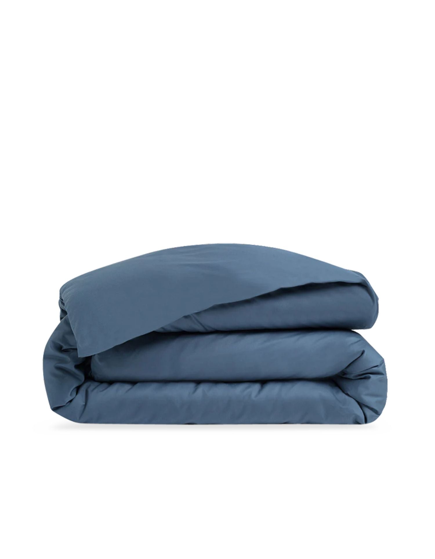 Housse de couette en satin de coton - Bleu