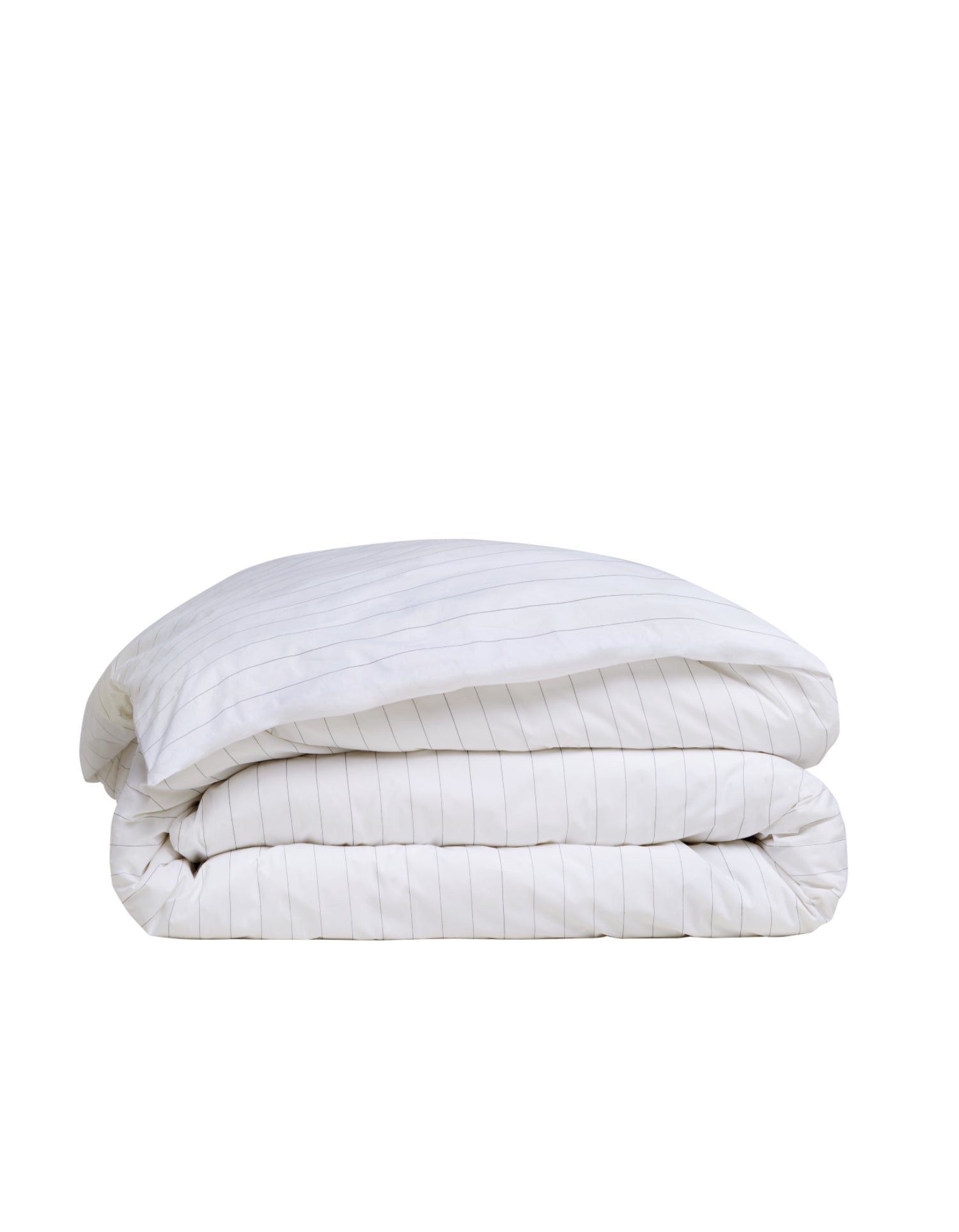 Housse de couette en percale de coton - Gris