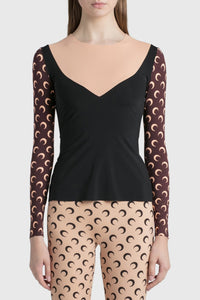 PRIX MARQUE : 95€_All Over Moon Red Top - All Over Moon Red