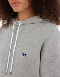 Sweat à capuche avec écusson - Grey Melange