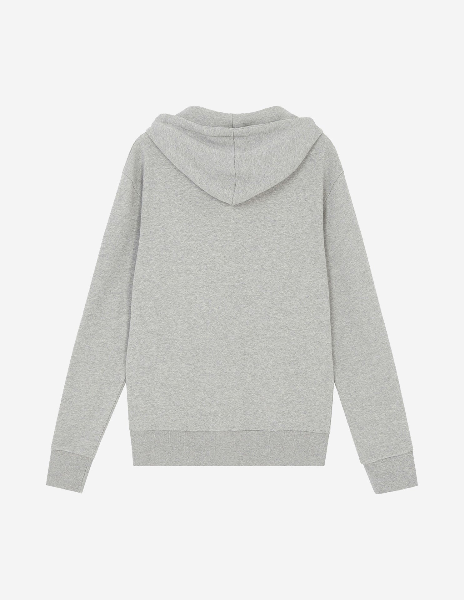 Sweat à capuche avec écusson - Grey Melange