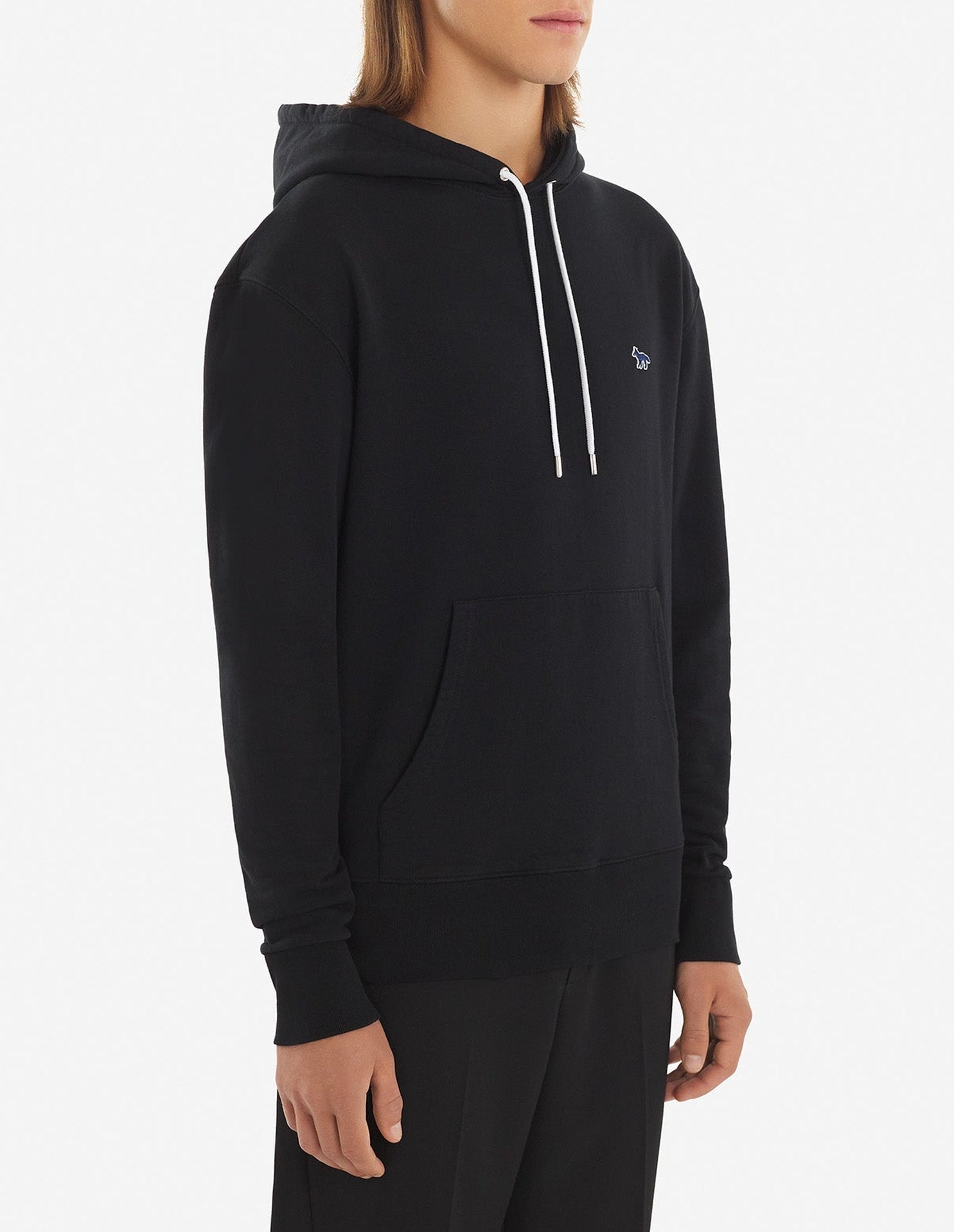 Sweat à capuche avec écusson - Black