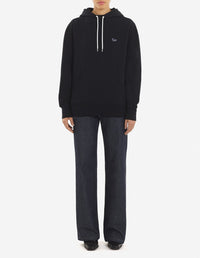 Sweat à capuche avec écusson - Black
