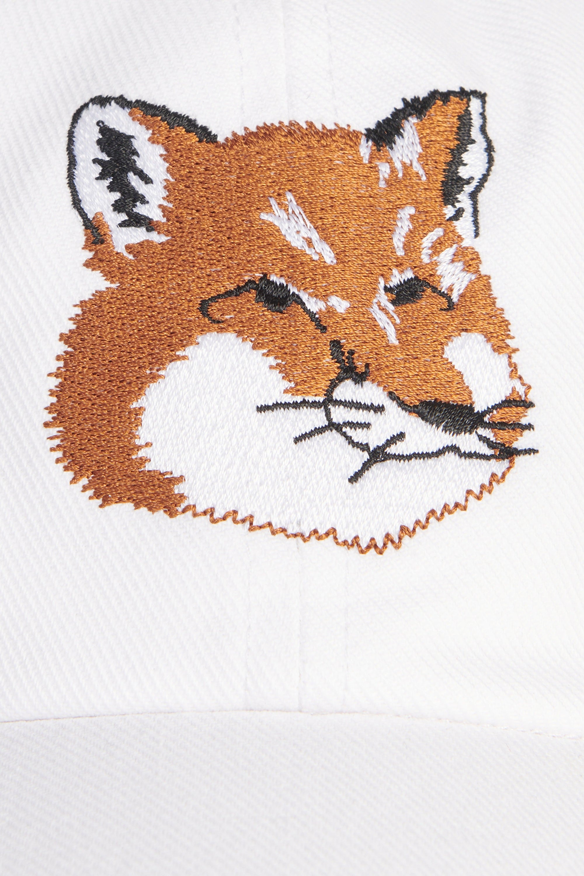 Casquette Fox avec broderie - White