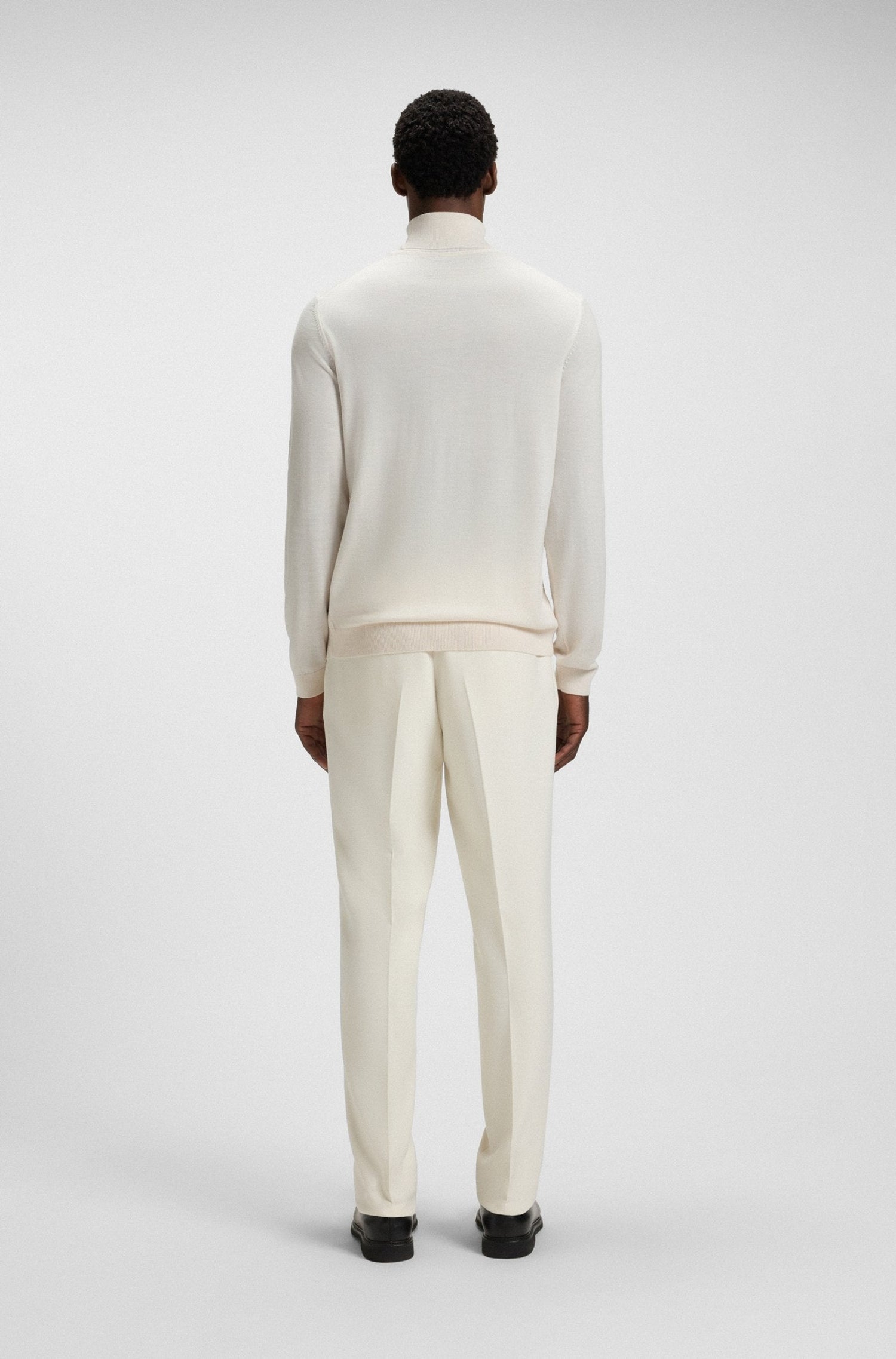Pull Baldebert à col roulé en laine - Open White