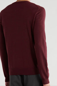 Bagritte wool jumper - Dark Red