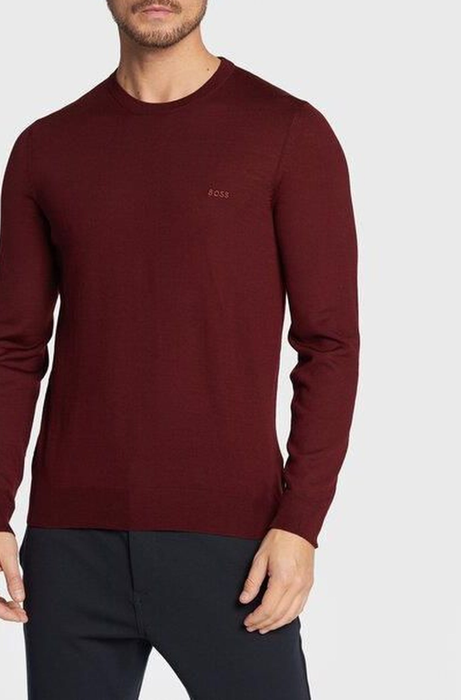 Bagritte wool jumper - Dark Red