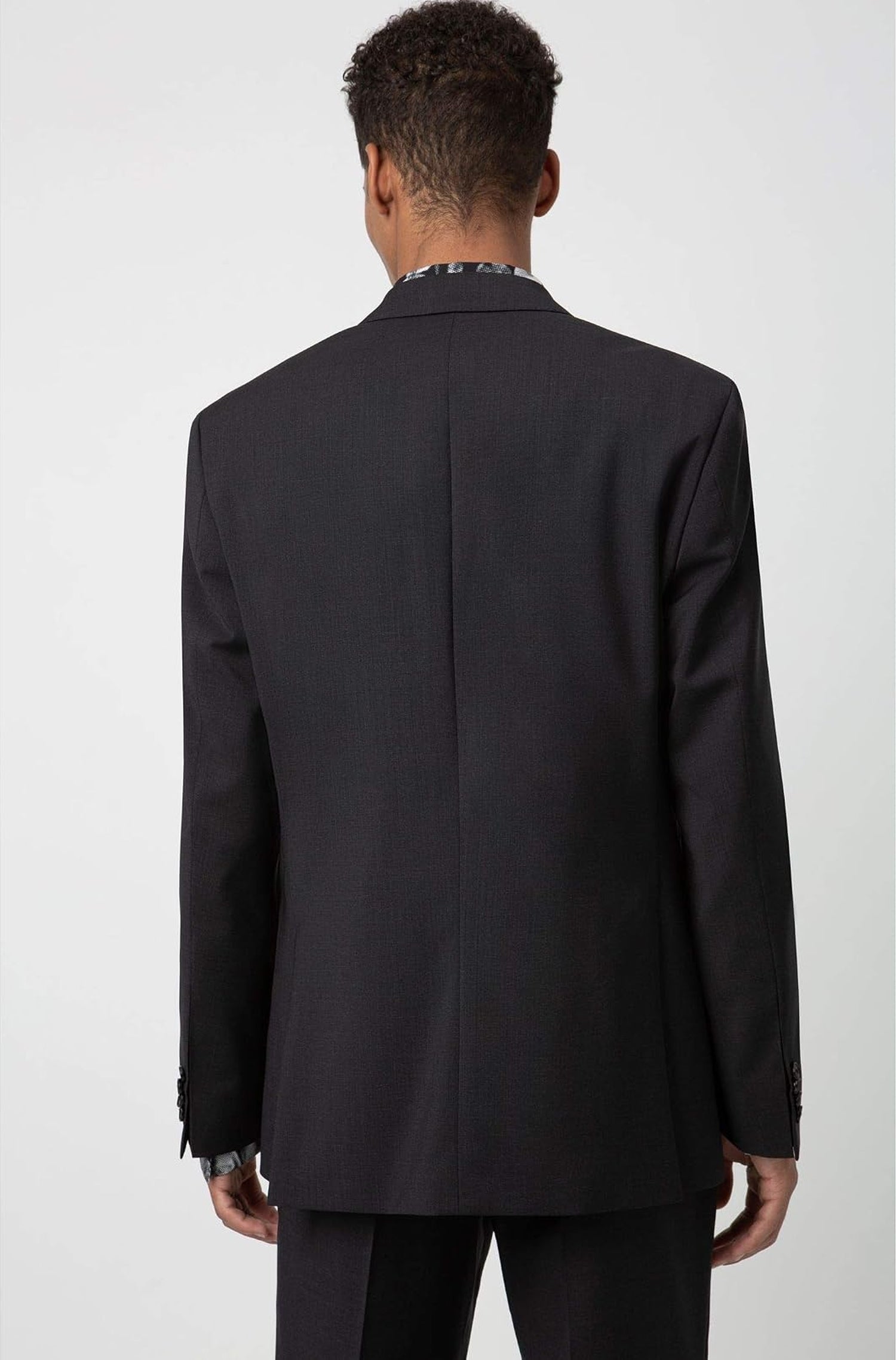 Veste de costume Jeffery en laine - Dark Grey