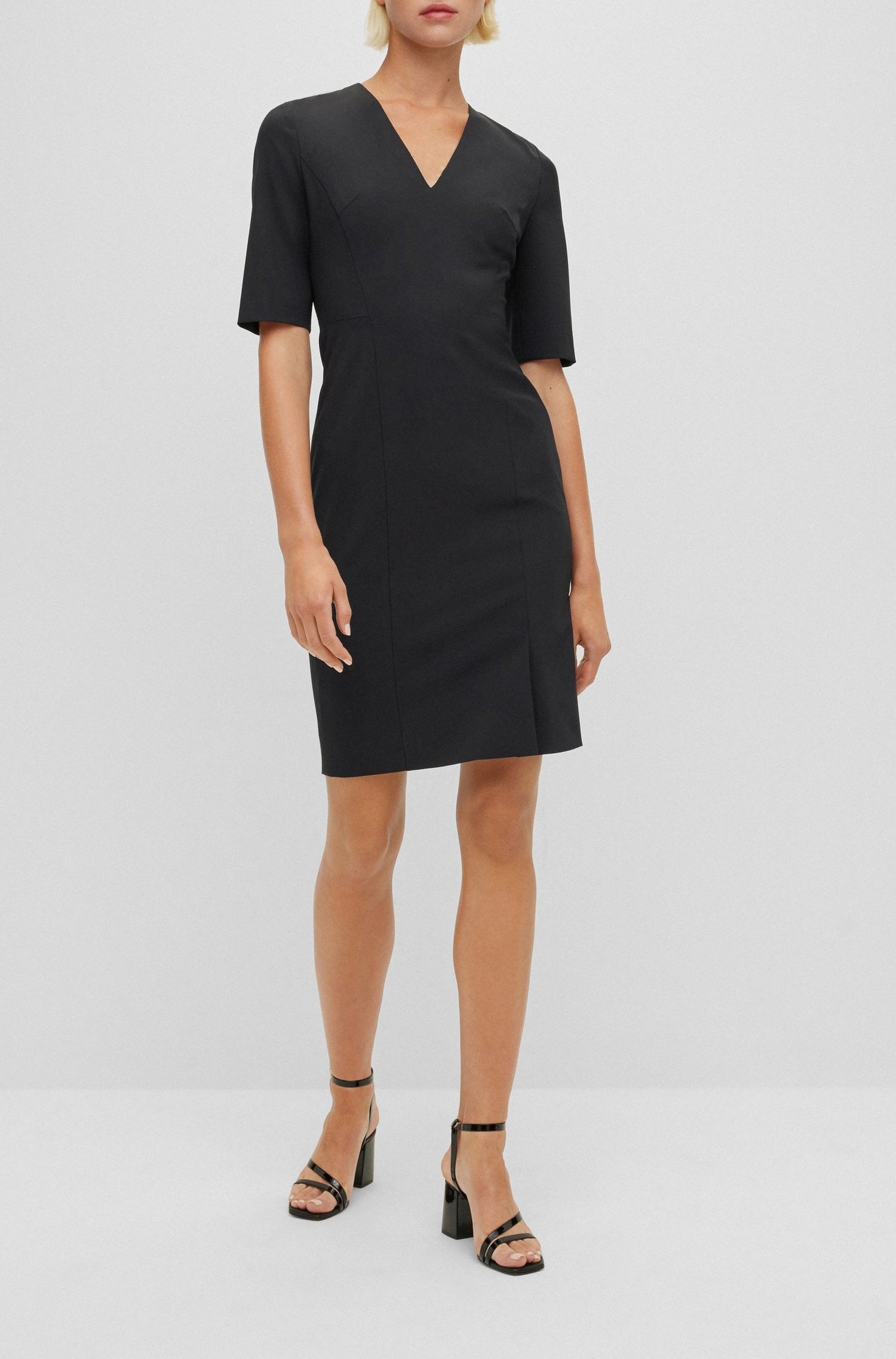 Robe Daleno en laine - Black