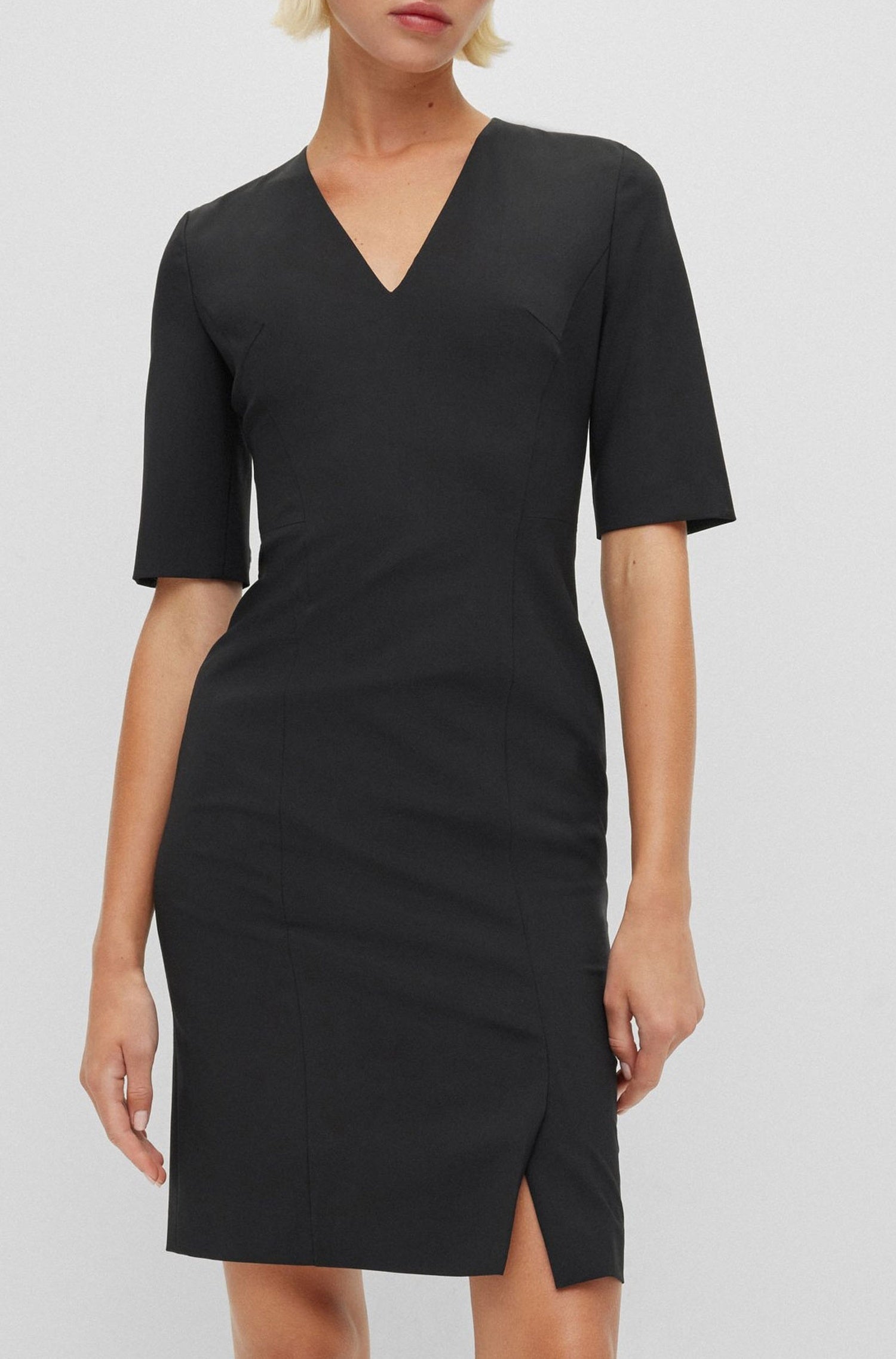 Robe Daleno en laine - Black