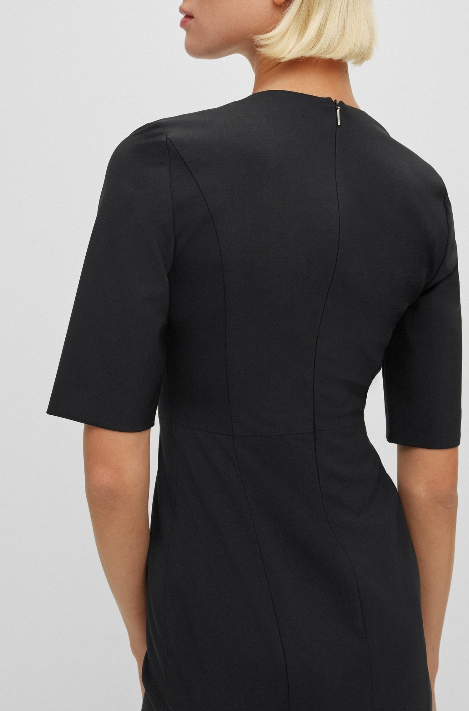 Robe Daleno en laine - Black