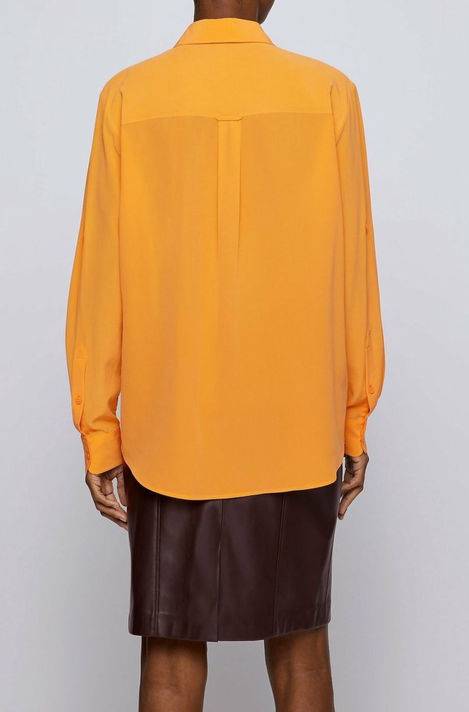 Blouse Biventi en soie - Open Yellow