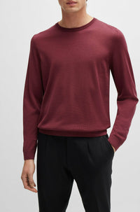 Pull Leno en laine - Dark Red