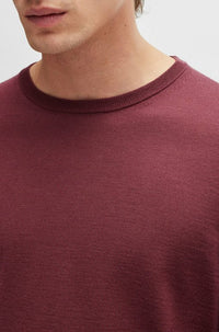 Pull Leno en laine - Dark Red