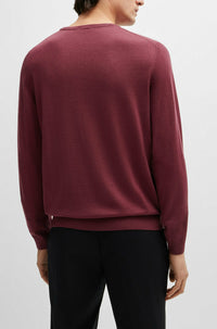Pull Leno en laine - Dark Red