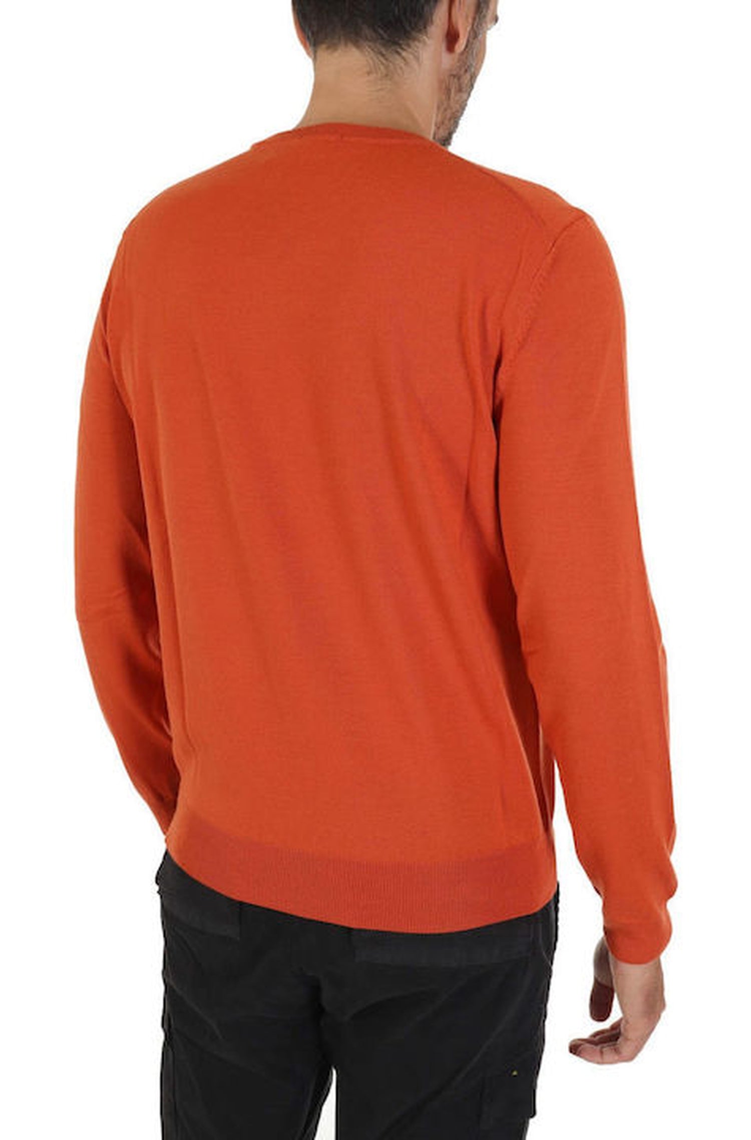 Pull Leno en laine - Dark Orange