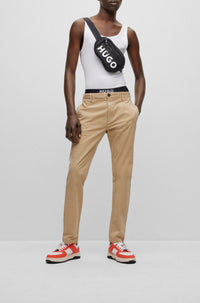 Pantalon David à plis - Medium Beige