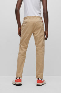 Pantalon David à plis - Medium Beige