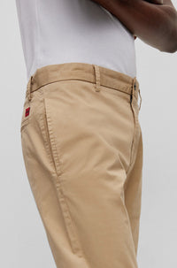 Pantalon David à plis - Medium Beige