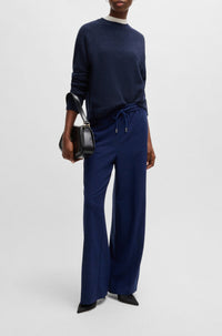 Febisan cashmere jumper - Open Blue