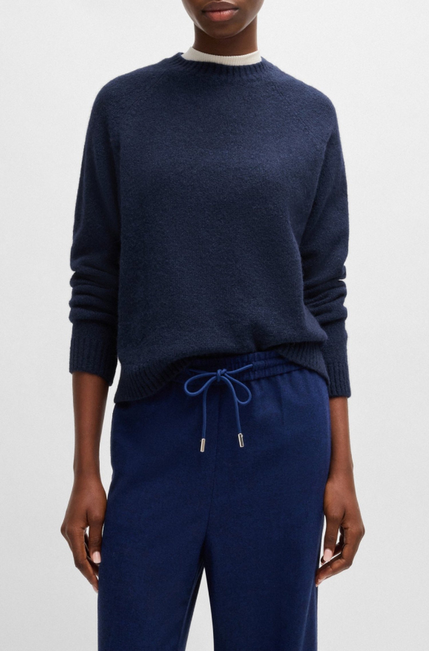 Febisan cashmere jumper - Open Blue