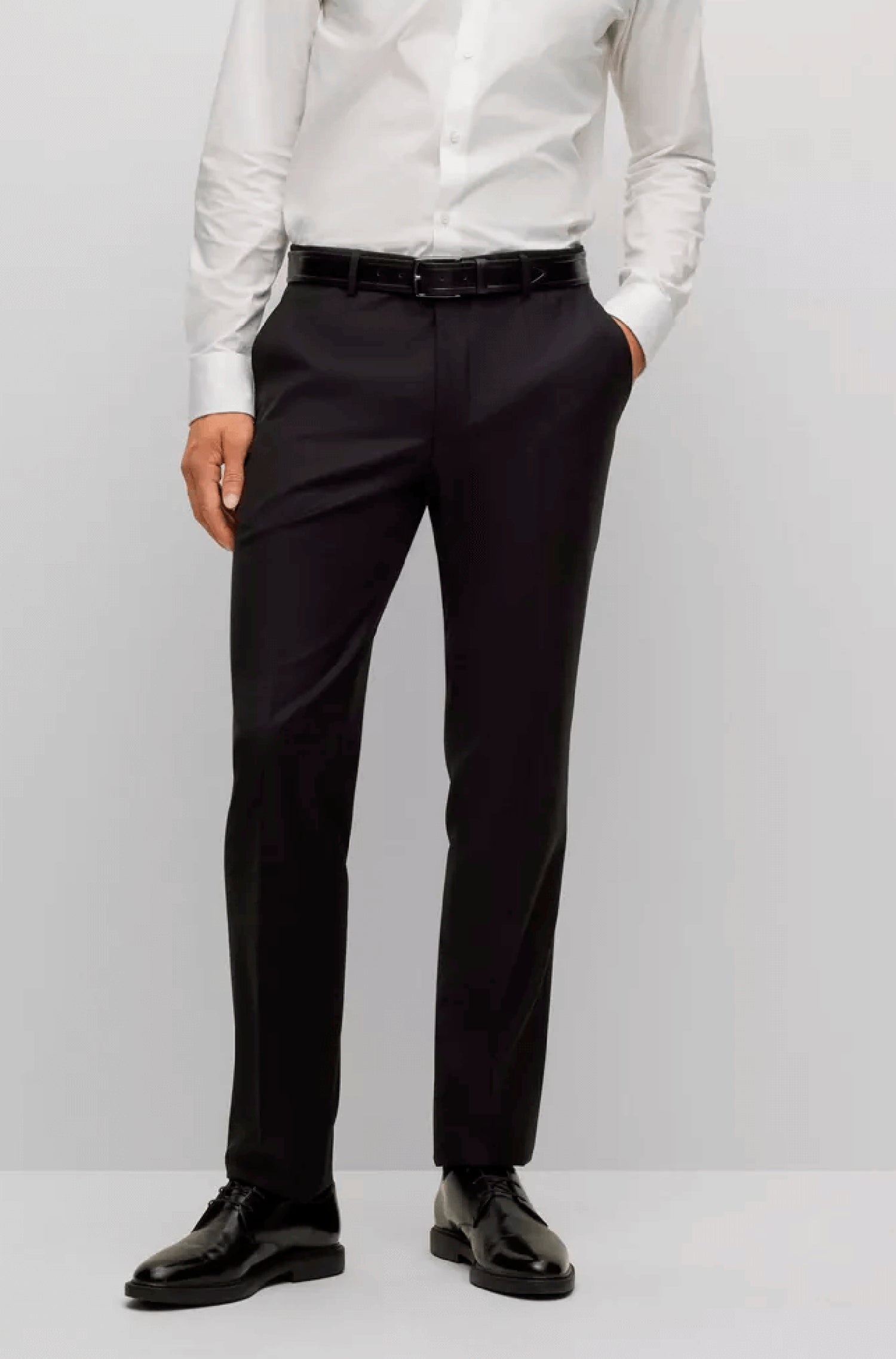 Pantalon de costume Glover en laine - Black