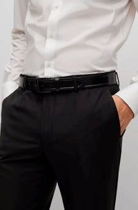 Pantalon de costume Glover en laine - Black