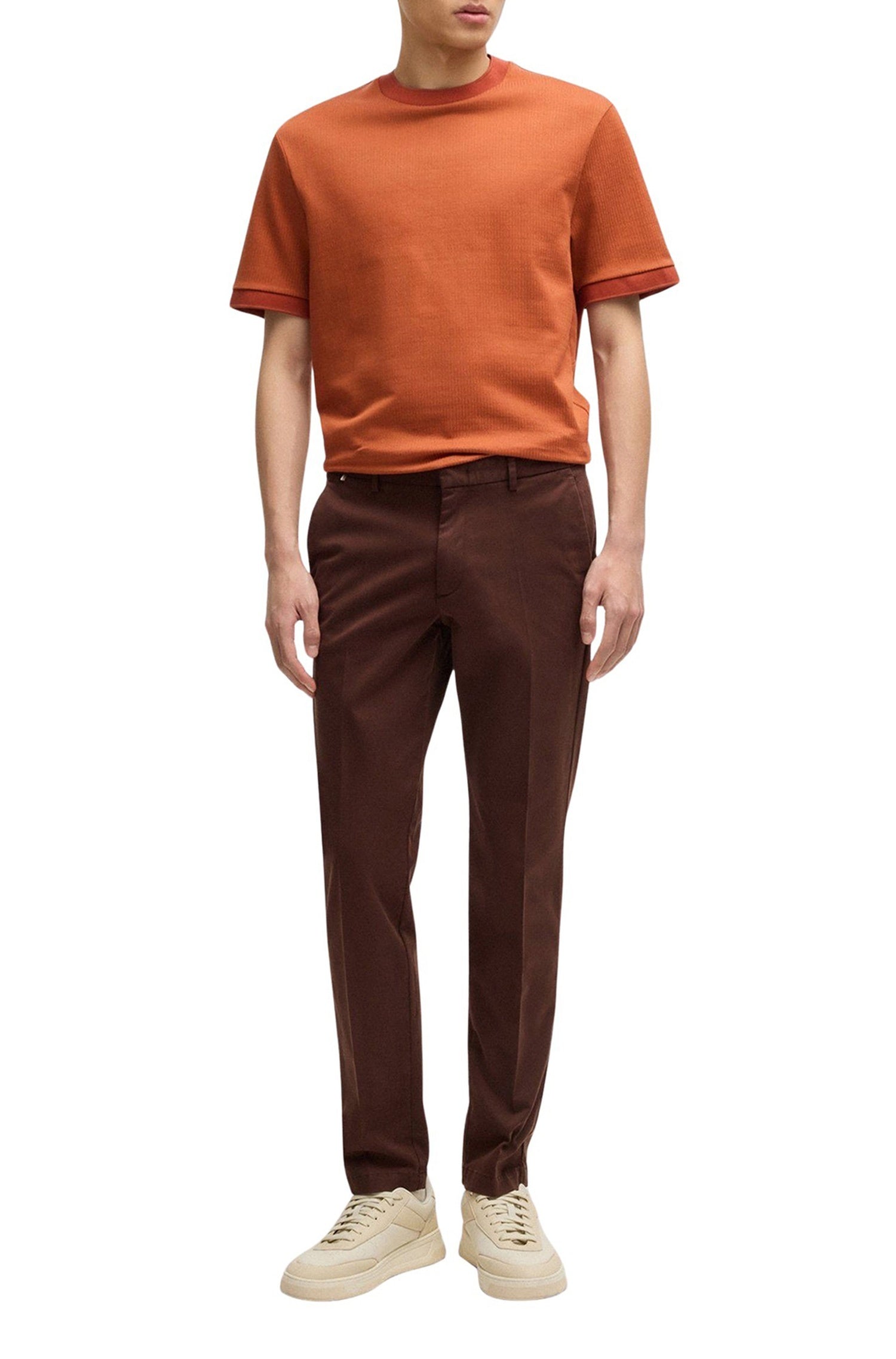 Pantalon chino Kaito - Dark Red